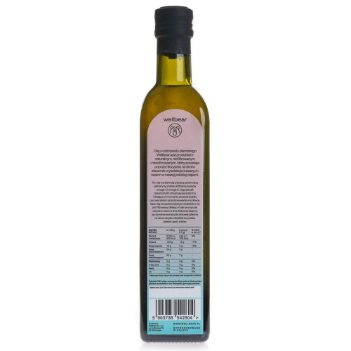 Wellbear olej z ostropestu tloczony na zimno 500 ml 3.jpg