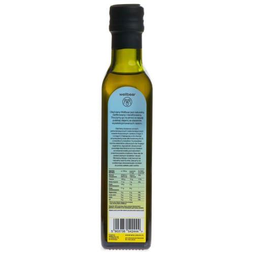 Wellbear olej z lnu tloczony na zimno 250 ml 4.jpg