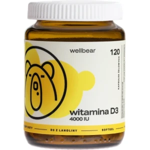 Wellbear witamina D3 4000 IU 120 kapsułek