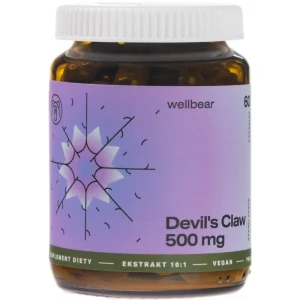 Wellbear Devil's Claw 500mg 60 kapsułek