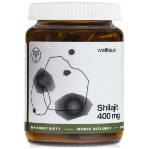 Wellbear Shilajit (Mumio ałtajskie) 400 mg - 60 kapsułek