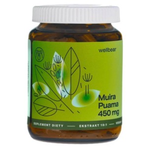 Wellbear Muira Puama (Ptychopetalum) 450 mg - 60 kapsułek
